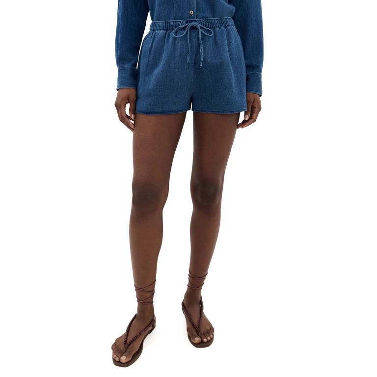 Z Supply Perfect Twill Shorts Twilight Blue L