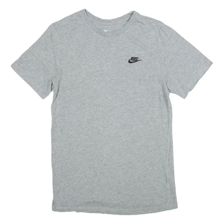 NIKE Womens T-Shirt Grey S