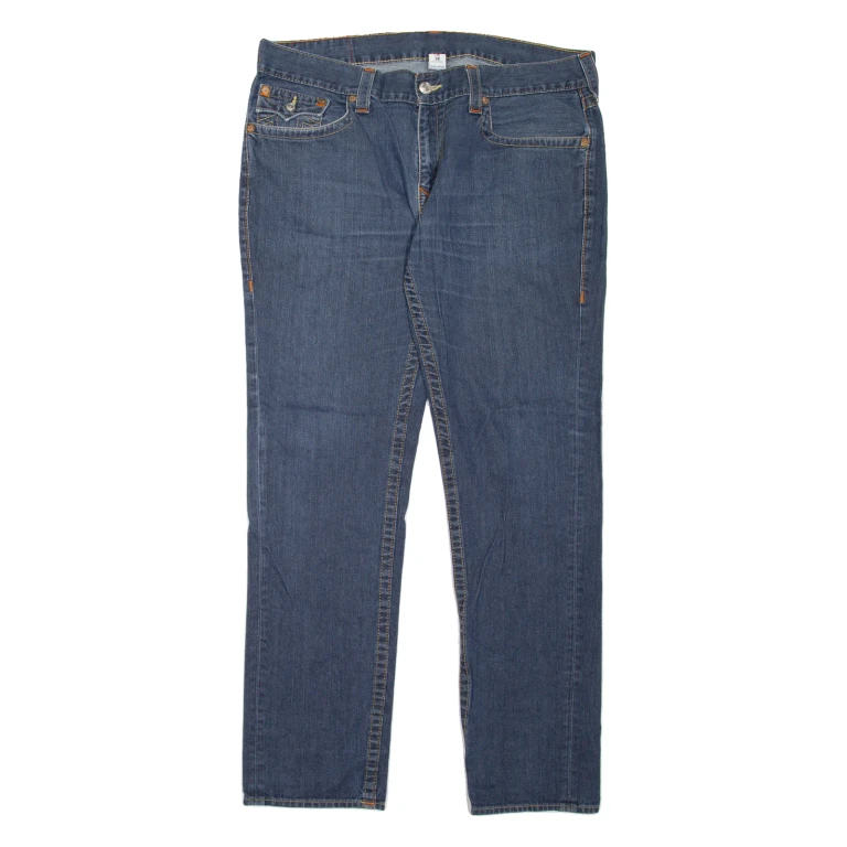 TRUE RELIGION Mens Jeans Blue Slim Skinny W38 L33