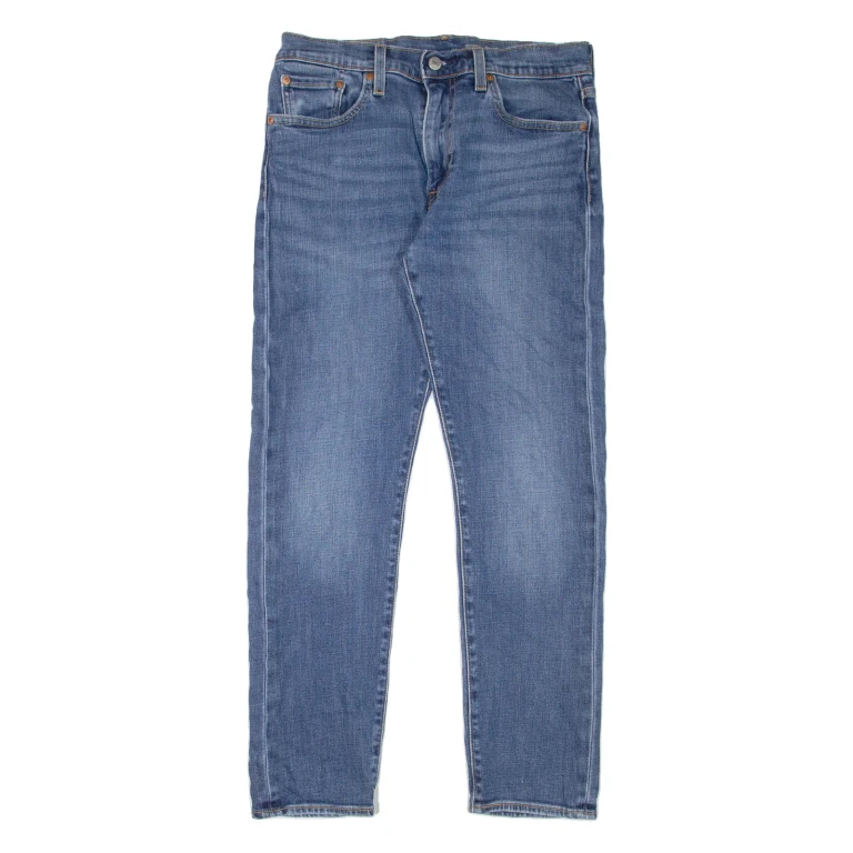 LEVI'S 502 Jeans BIG E Mens Blue Regular Tapered W30 L30