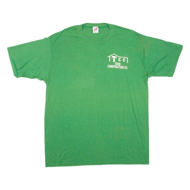 JERZEES Mens T-Shirt Green XL