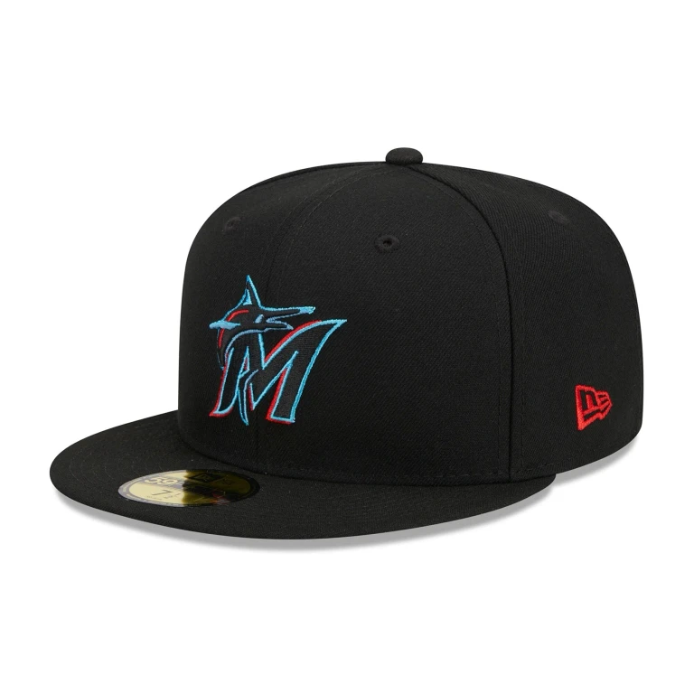 Men's MLB 5950 Father'S Day On-Field Fitted Marlins