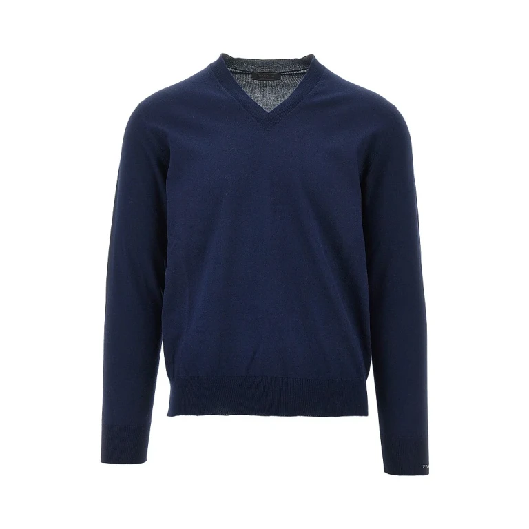 PRADA V-neck cotton sweater Man 48
