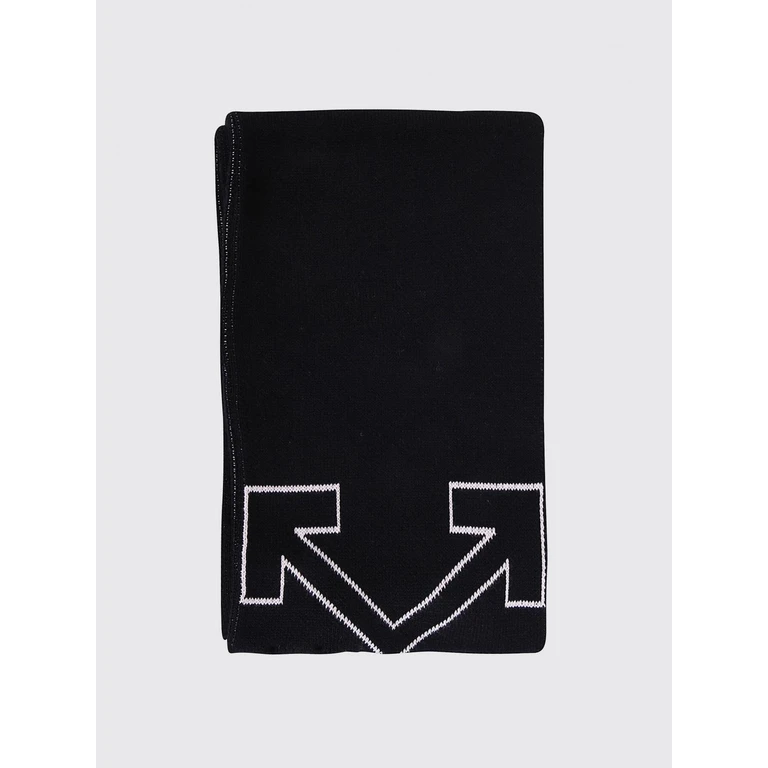 OFF-WHITE KIDS Scarf Kids color Black (OGMA001F25KNI001103C)