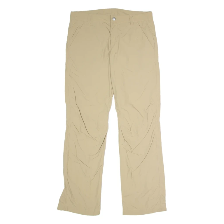 JACK WOLFSKIN Outdoor Mens Trousers Beige Regular Straight W33 L32