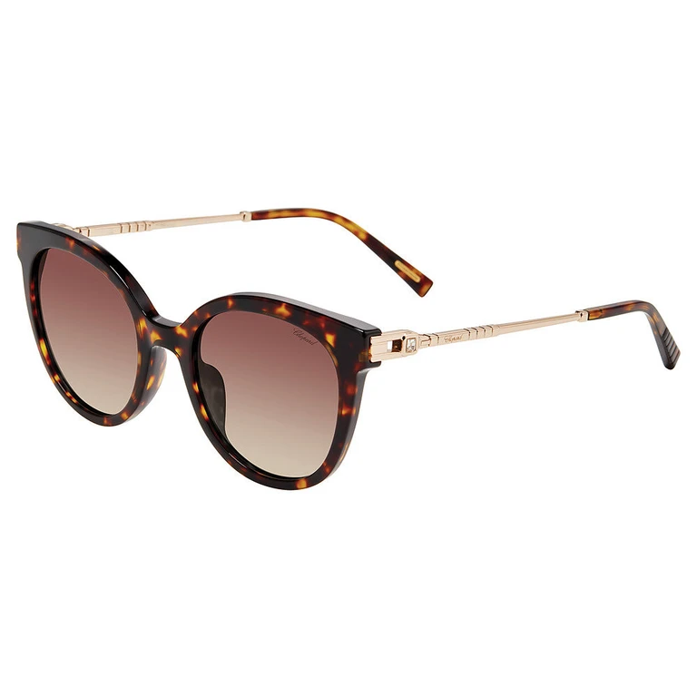 Chopard Brown Gradient Cat Eye Ladies Sunglasses SCH405S 04BL 52
