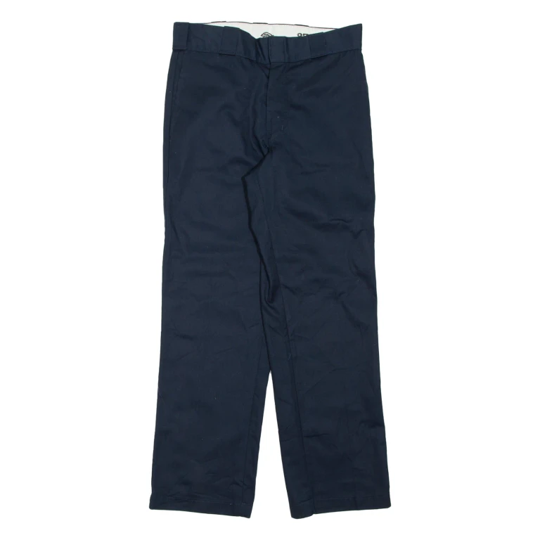 DICKIES Chino Mens Trousers Blue Regular Straight W28 L28