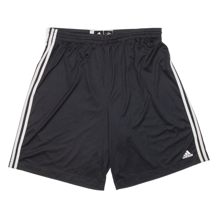 ADIDAS Mens Sports Shorts Black Relaxed XL W34