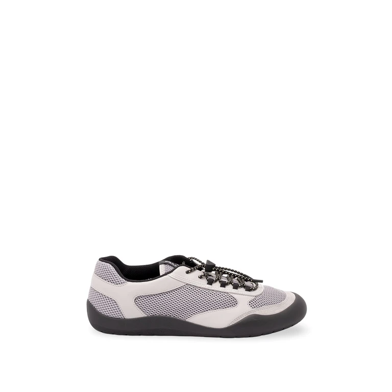 Prada Speedrock Leather And Mesh Sneakers