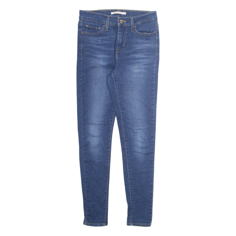 LEVI'S Womens Jeans Blue Slim Skinny Stone Wash W28 L30