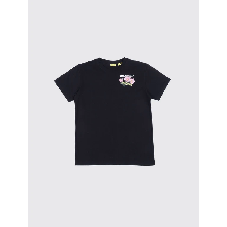 OFF-WHITE KIDS T-Shirt Kids color Black (OGAA001S26JER004001)