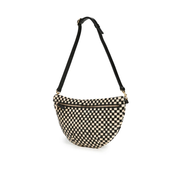 Grande Fanny Cream Woven Checker One Size