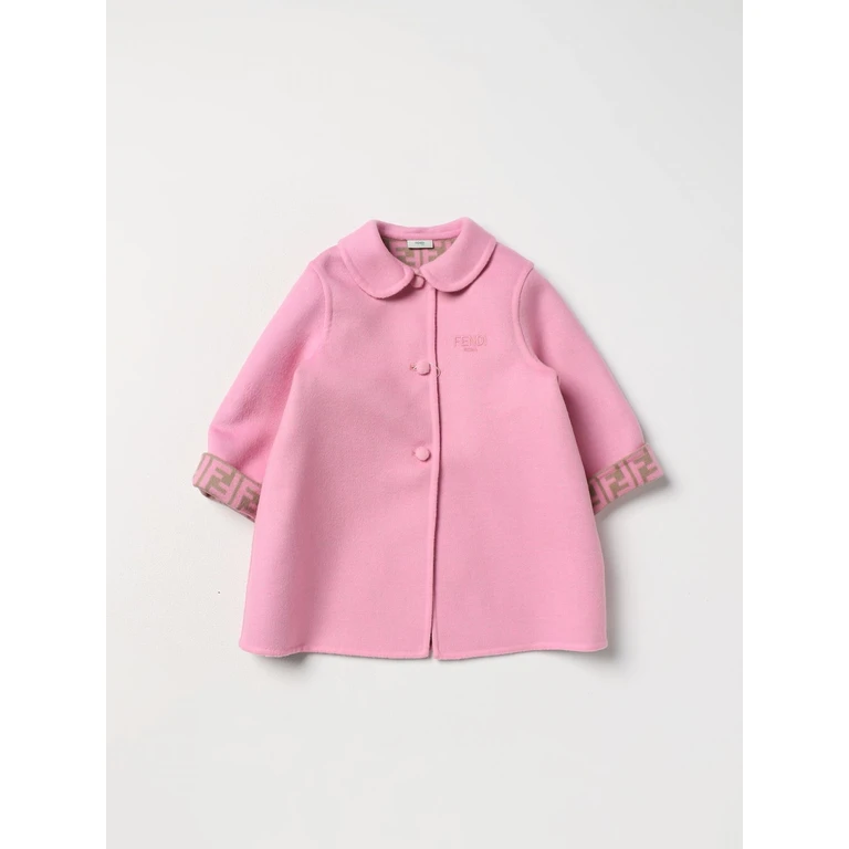 FENDI Coat Kids color Pink (BFA070A8DOF0U0J)