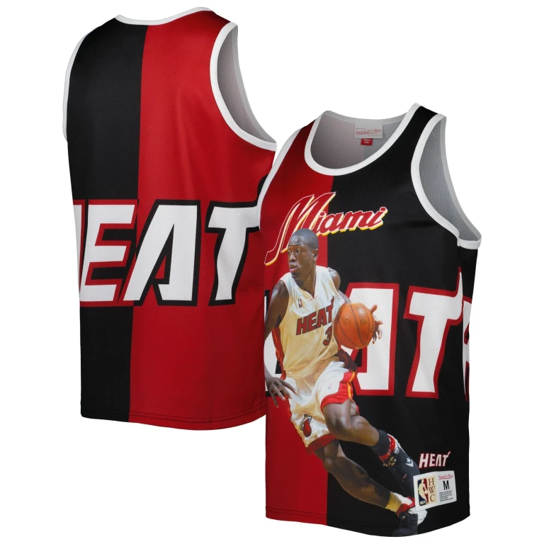 Men's Sublimated Player Tank Heat Dwyane Wade Tank Tops