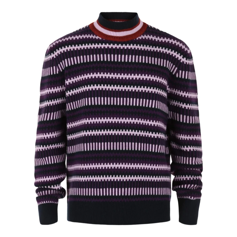Striped Cashmere-Blend Sweater
