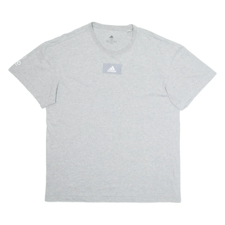 ADIDAS Mens T-Shirt Grey M (NN1-250924-14945)