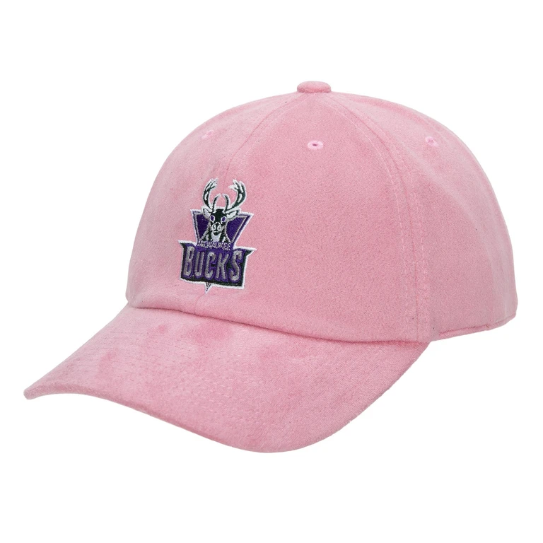 Men's NBA Suede Dad Strapback Hwc Bucks Hats