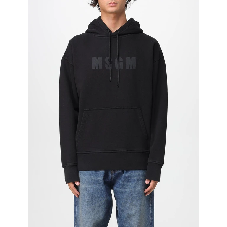 MSGM Sweatshirt Men color Black (3940MM97SE25758699)