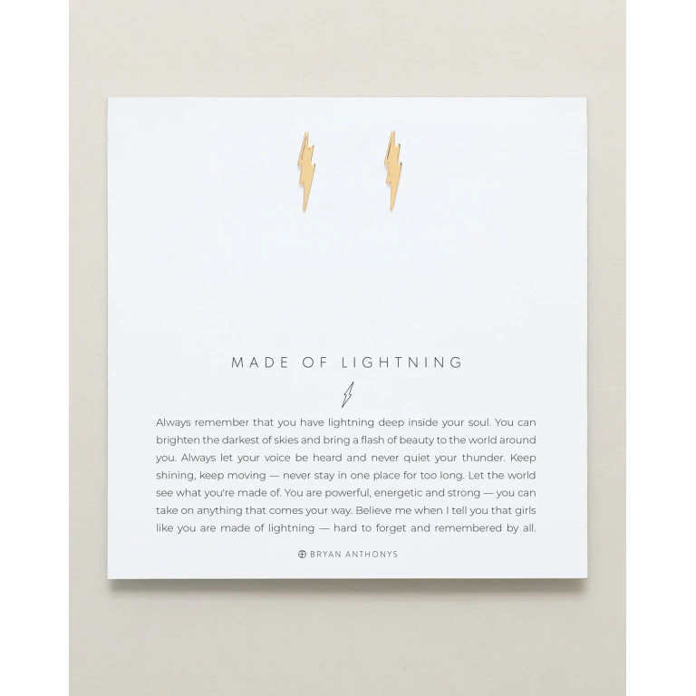 Made Of Lightning Earrings