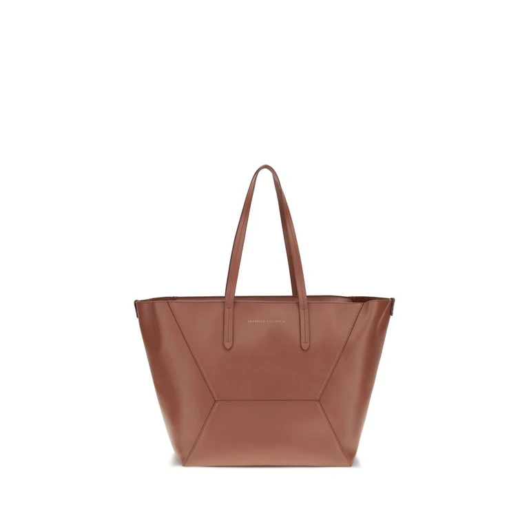 Brunello Cucinelli Multicolor Calf Leather Bos Taurus Shoulder Bag - Women