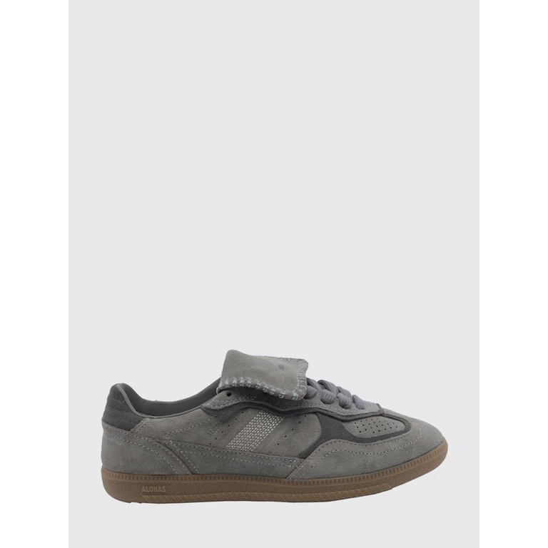 TB.490 Two-Tone Suede Sneakers with Laminated Logo (S10091706)