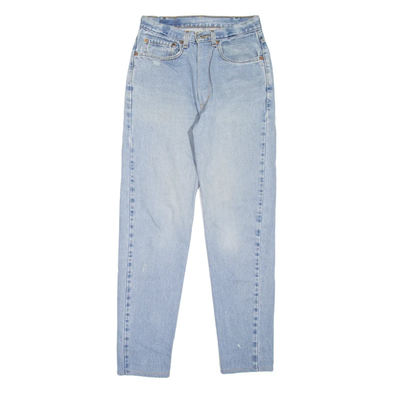 LEVI'S Reworked Womens Jeans Blue Regular Mom Stone Wash W27 L32