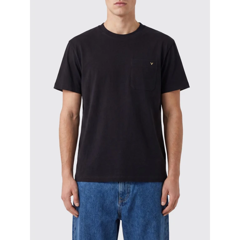 Slim Fit VLogo Signature Cotton Pocket T-shirt (MG10VBGR0NO)