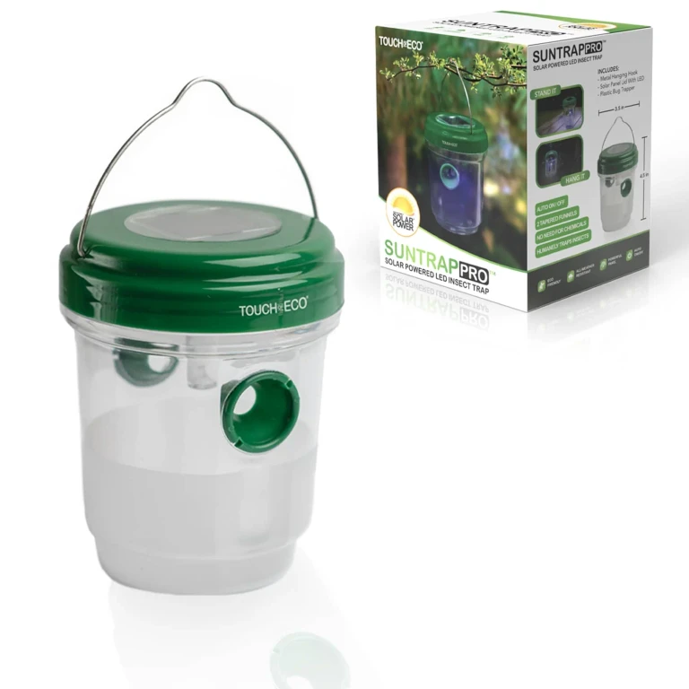 Solar LED Mosquito & Insects Trap - Bug Trapping Bright UV LED Light