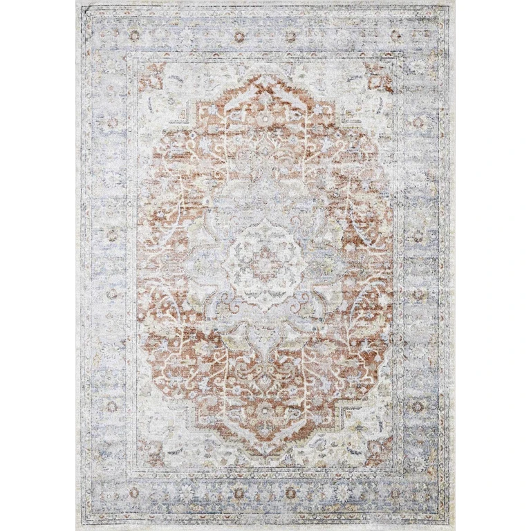 Emke Flat Pile Washable Rug - Clearance