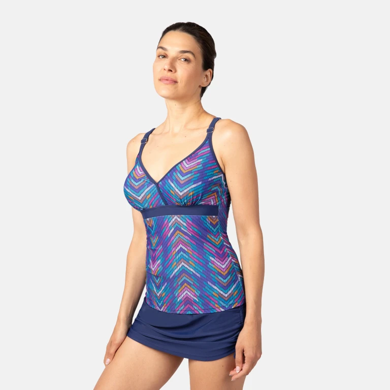 Women's Rhumba Macrame Back Tankini Top