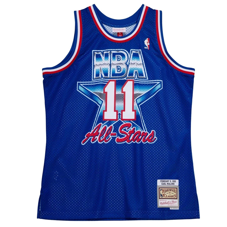 Men's NBA All Star West Jersey - Karl Malone 1992