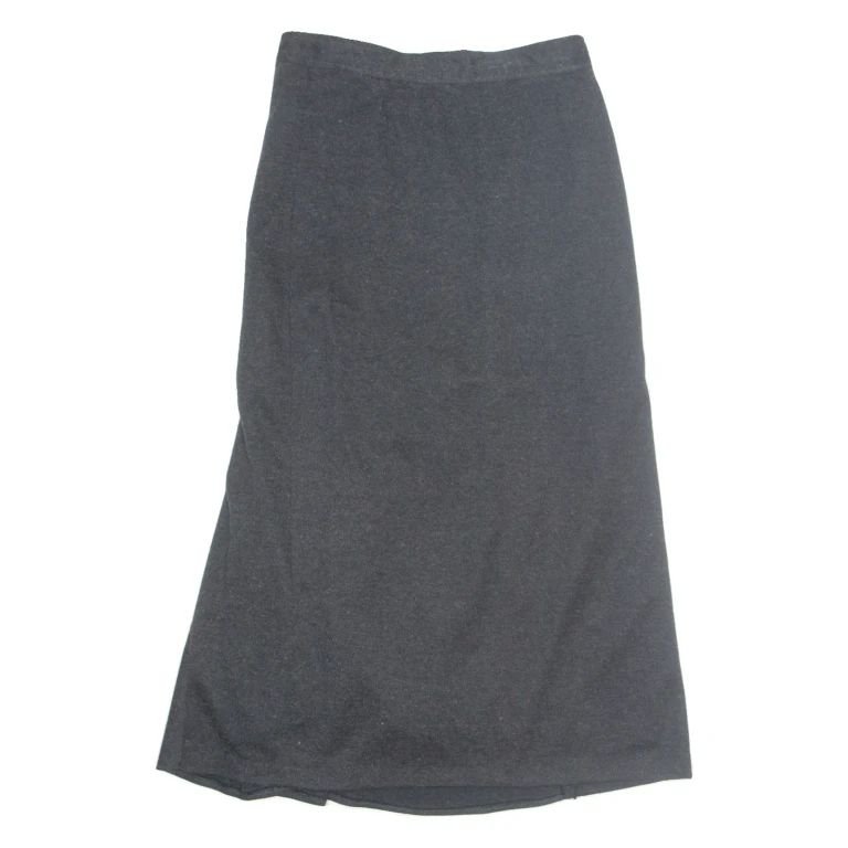 Womens Straight Skirt Black Midi 90s M
