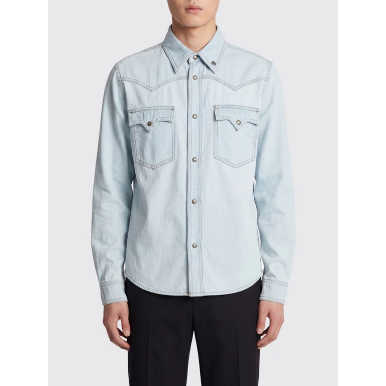 Shirt Men color Denim (10236721A178721DA50)