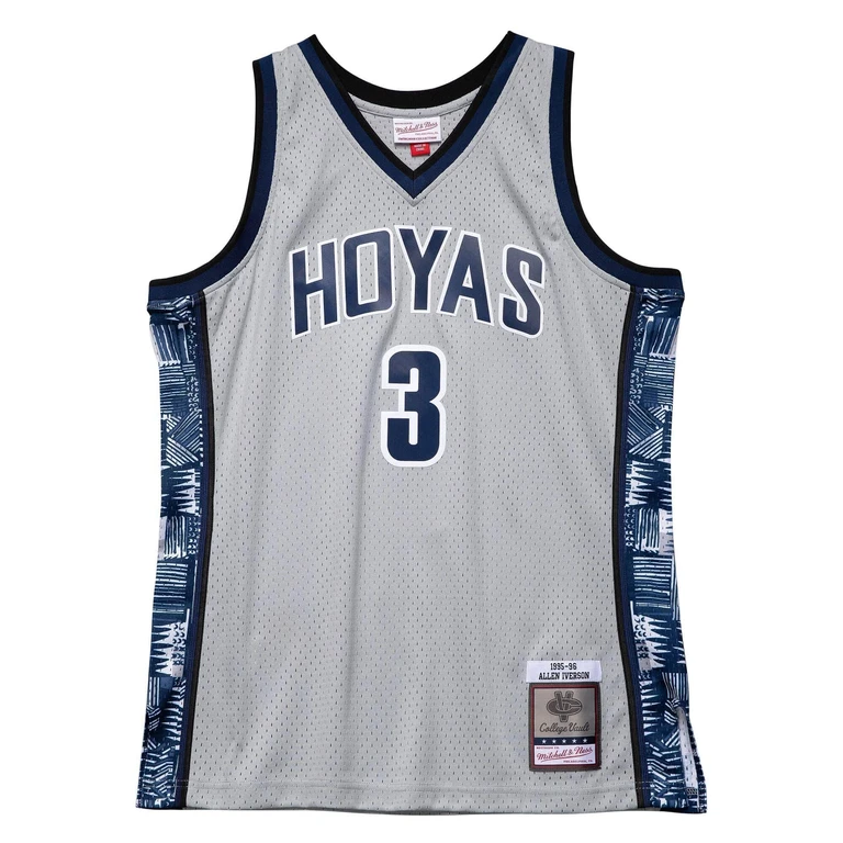 Men's Ncaa Georgetown Swingman Jersey Iverson