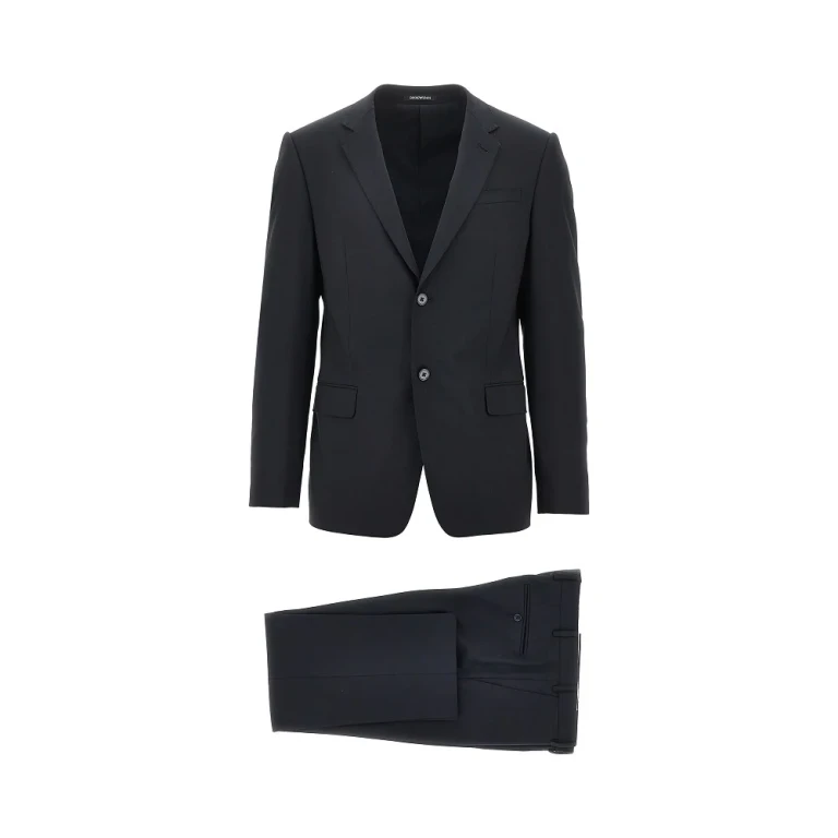 Traje sastre Emporio Armani de lana elástica 'M Line' para hombre, talla 48