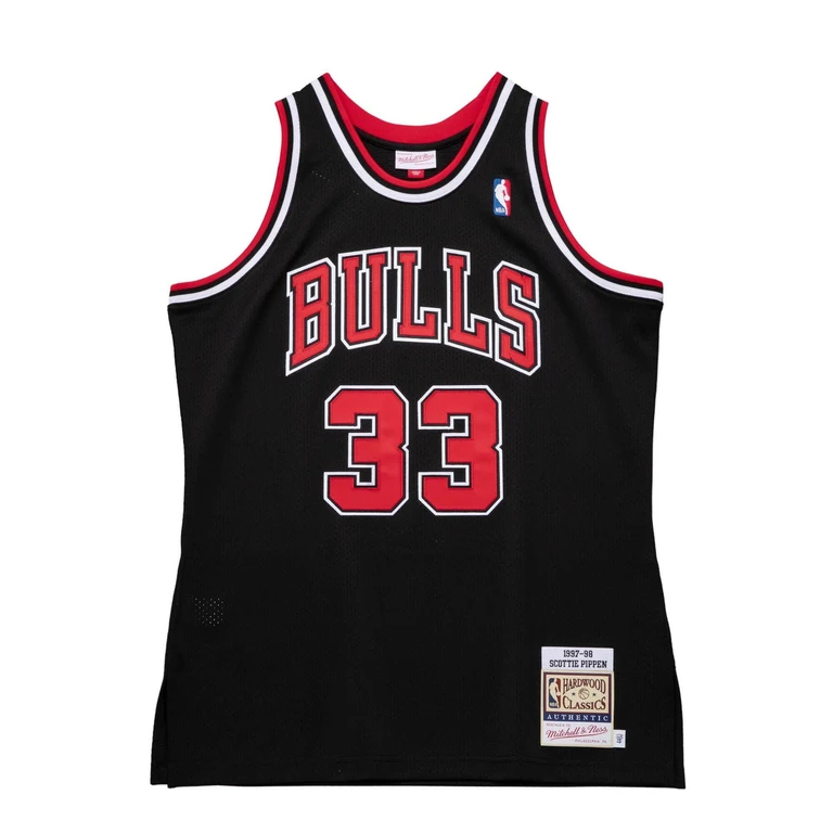 Men's Authentic Alternate Jersey Bulls 1997 Scottie Pippen Jerseys