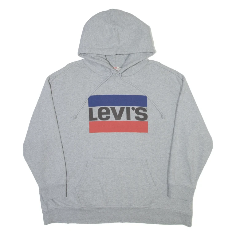 LEVI'S Womens Grey Hoodie 2XL