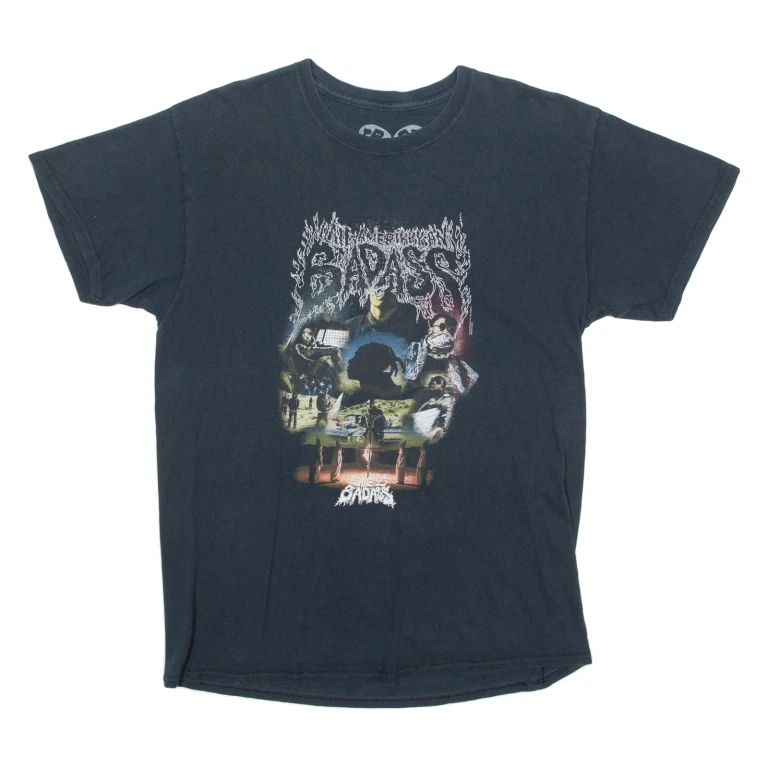 PRO ERA Joey Badass Mens Band T-Shirt Black Crew Neck L
