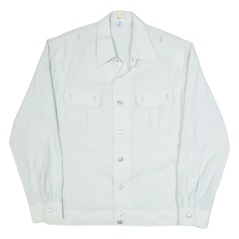 Lightweight Shacket Mens Jacket Grey 90s L