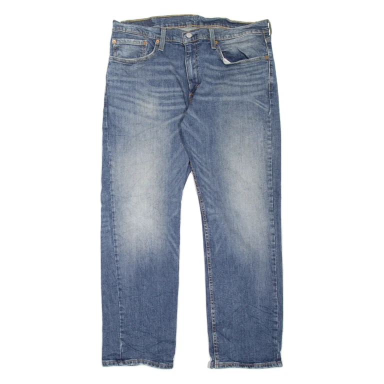 LEVI'S 559 Jeans Mens Blue Relaxed Tapered Stone Wash W36 L30