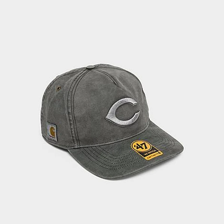 '47 x Carhartt Cincinnati Reds MLB HITCH Snapback Hat in Shadow