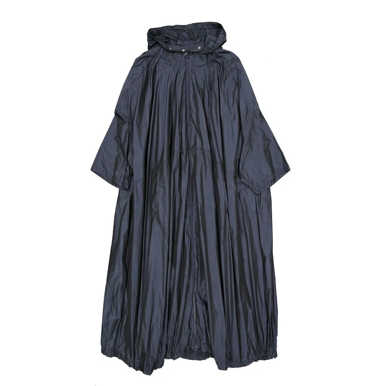 Blue Polyester Coat Clothing - Women