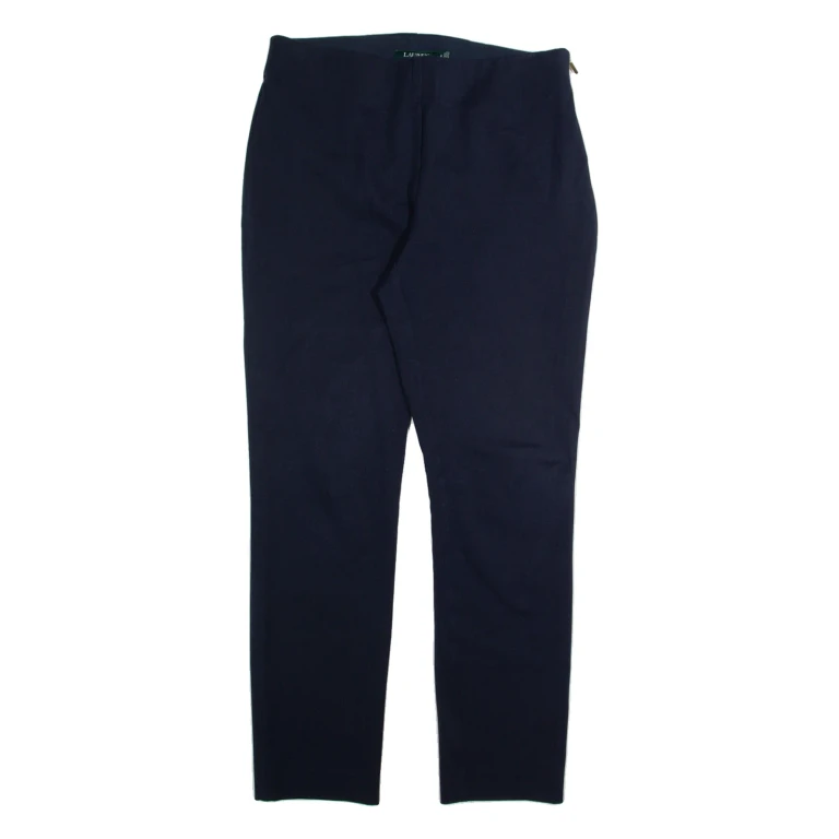 RALPH LAUREN Womens Trousers Blue Regular Tapered W28 L28
