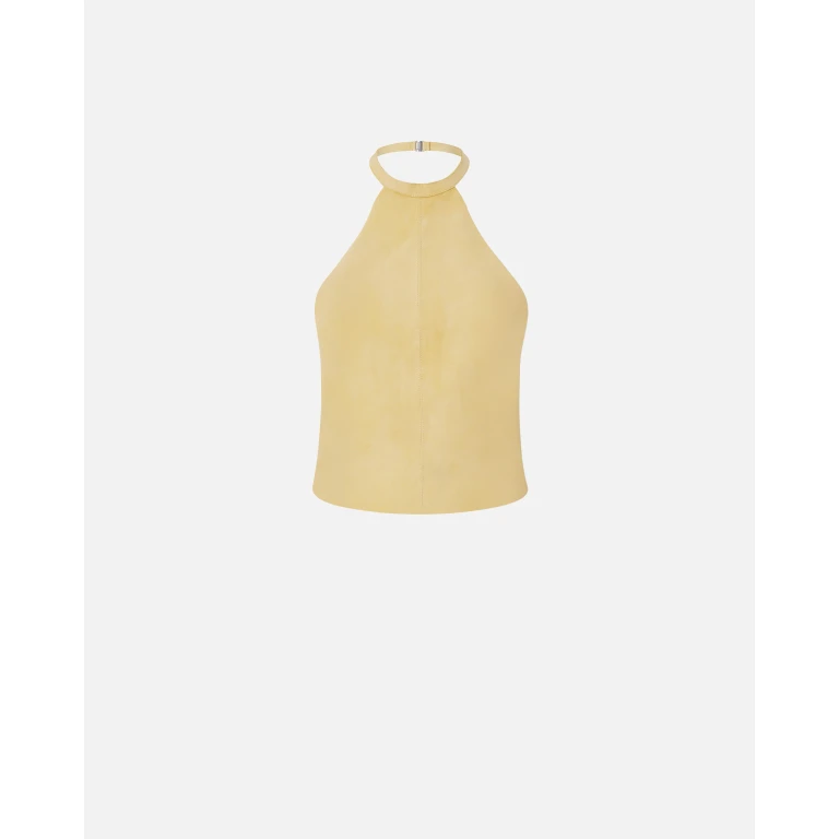 Pinko - Top dos nu en daim - XS (104724A2EYC43)