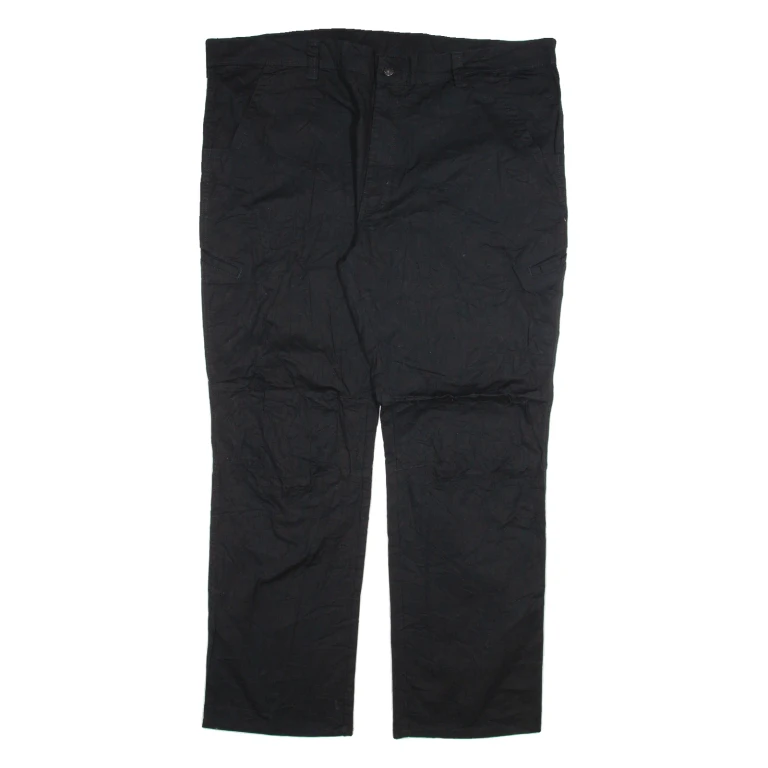 DICKIES Mens Trousers Black Regular Straight W42 L32