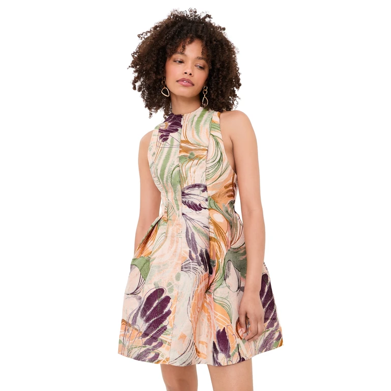 Andrea Iyamah Venti Jacquard Dress Vibra Jacquard M