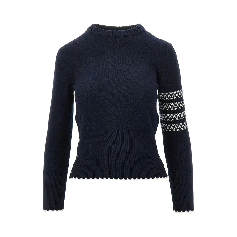 Suéter de lana con intarsia Hector de Thom Browne