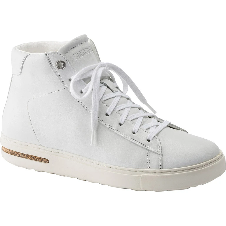 Unisex Bend Mid Natural Leather White