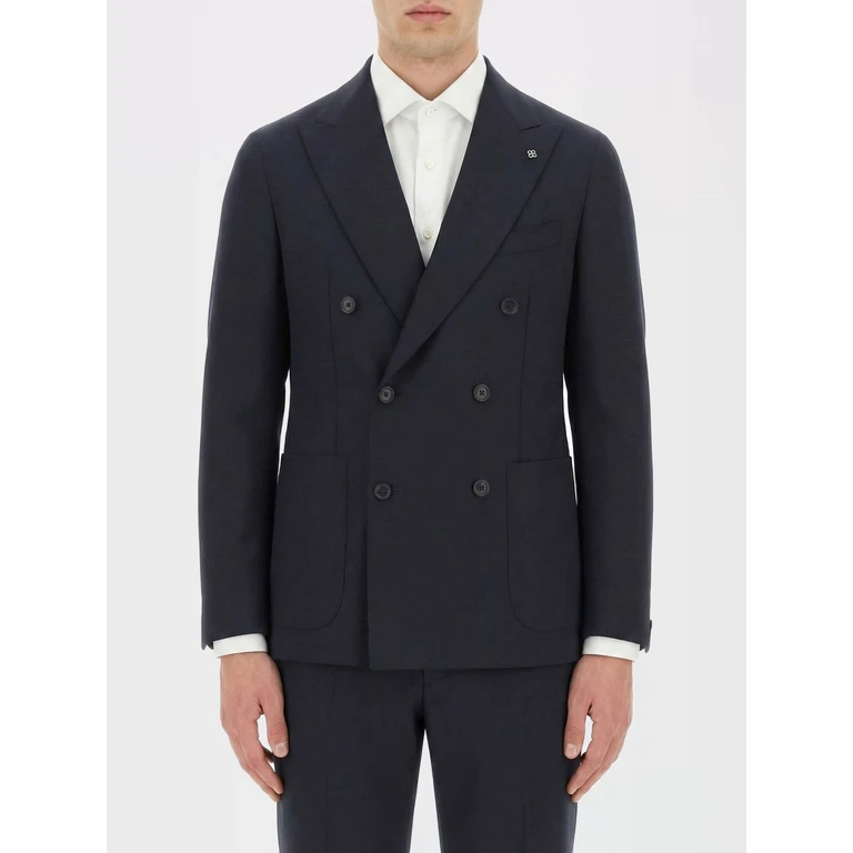Double Breasted Blazer in Virgin Wool (1SMC20K060069B5040)
