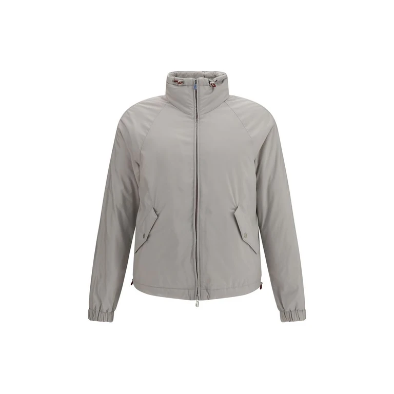 Brunello Cucinelli Gray Polyester Shell Jacket Clothing - Men